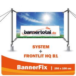 Bannerfix System 250 x 100 cm