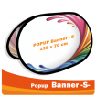 PopUp Banner -S- 138x70cm