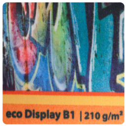 Fahnen- Displaystoff ecoDisplay 210