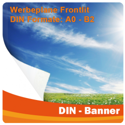 Werbebanner im DIN Format