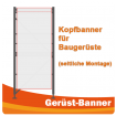 Gerüstplane Mesh - Kopfbanner