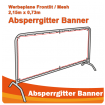 Banner für Absperrgitter