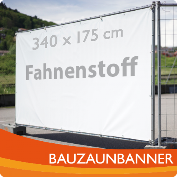 Aktion Bauzaunbanner Fahnestoff Baustellen Banner Werbebanner Bannertotal Der Grossflachen Druck Discounter